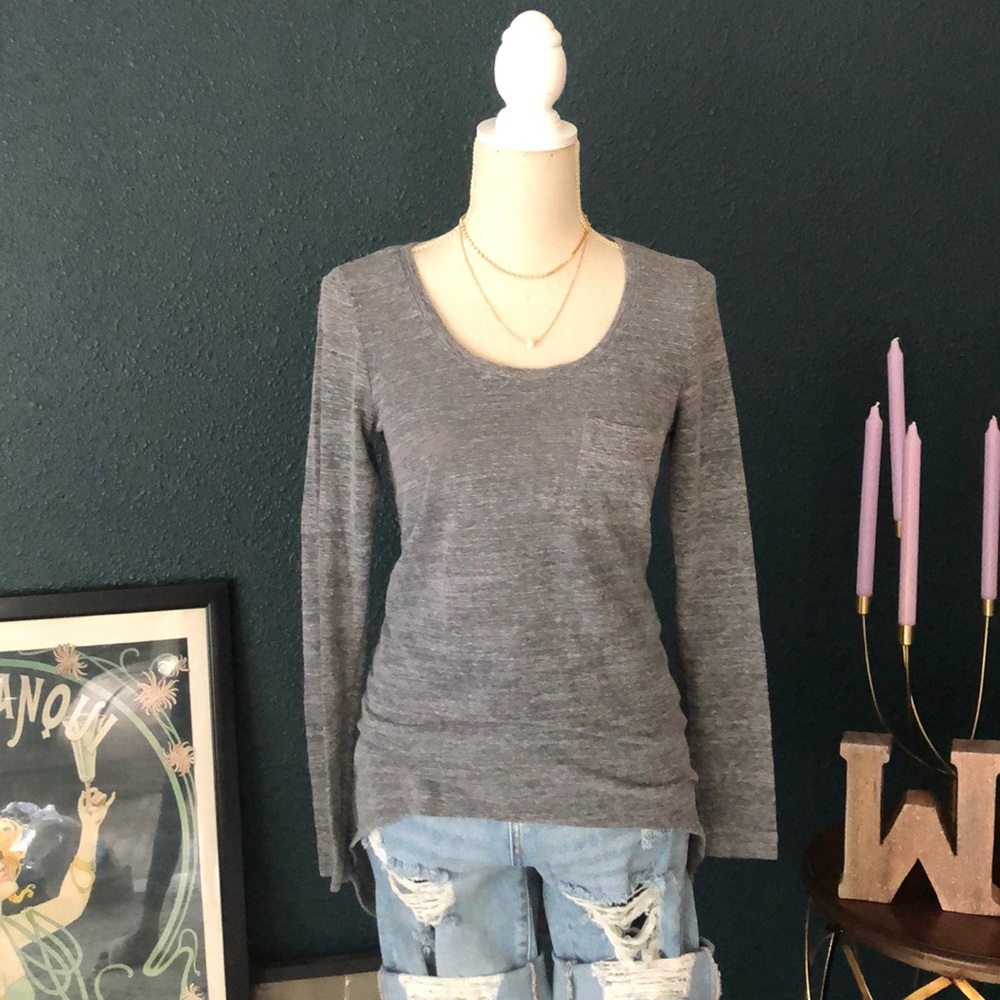 Michael Stars grey long sleeve tee/ tunic size OS